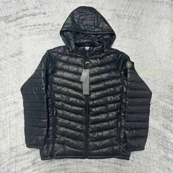 Dior x Stone Island Hooded Windbreaker Jacket Black - 9