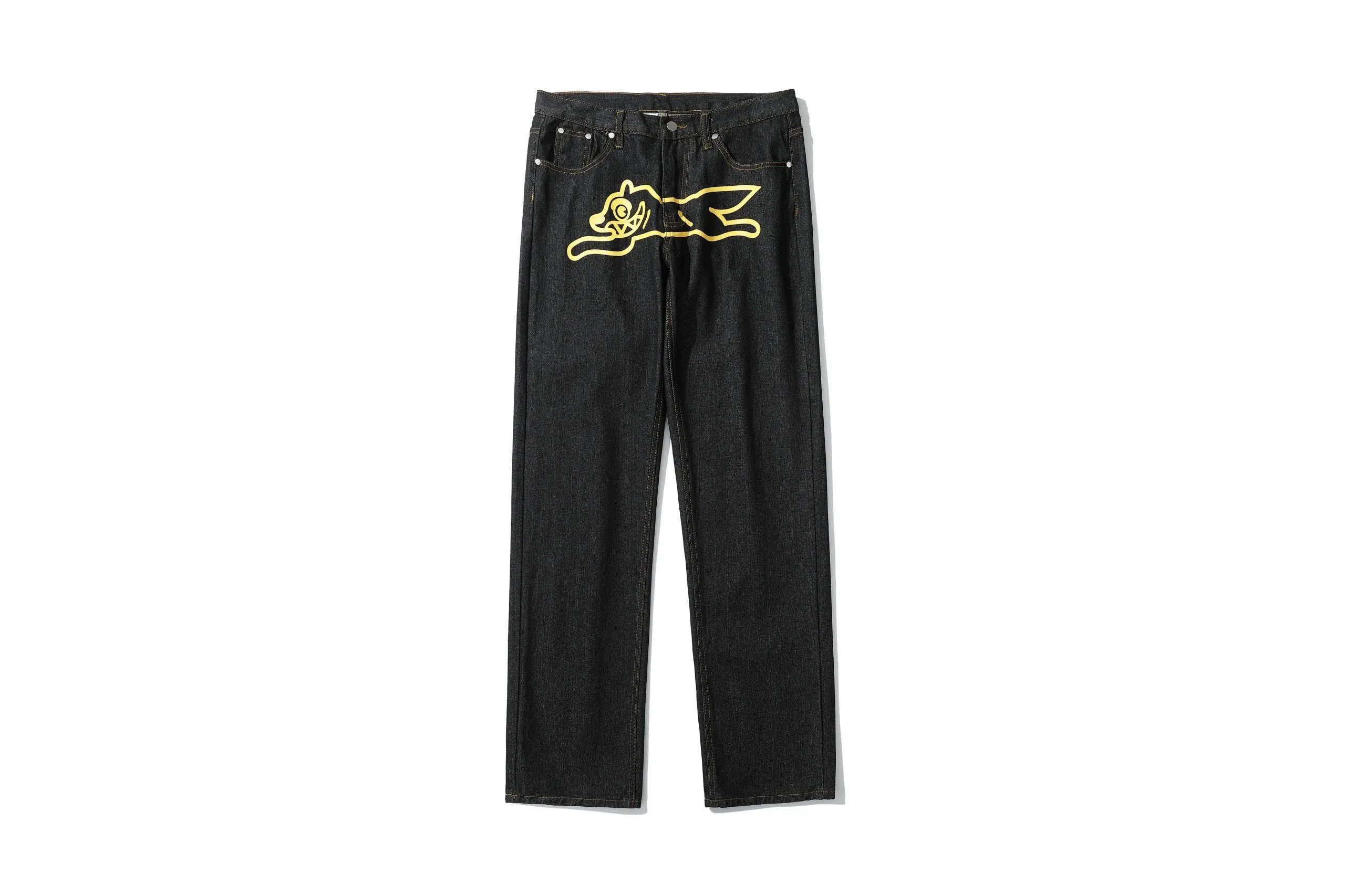 Bape x Medicom Toy Running Ape Denim Jeans Black - 1