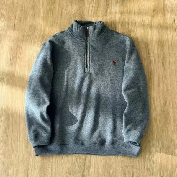 Polo Ralph Lauren Half-Zip Pullover Gray Sweater - 1