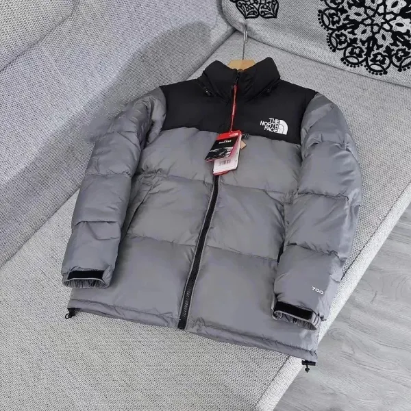 The North Face 1996 Retro Nuptse 700 Fill Gray Down Jacket - 1