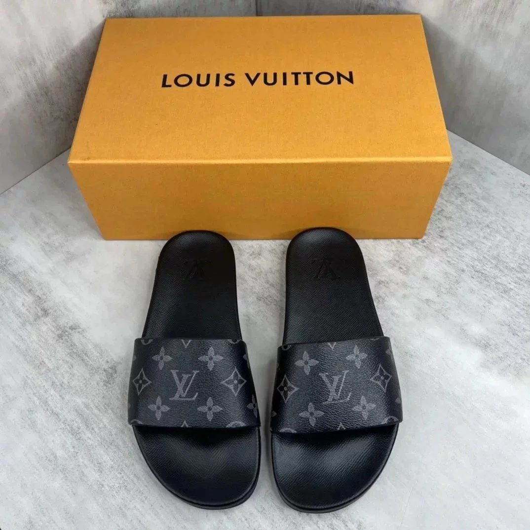 Louis Vuitton Slippers Embossed Monogram Slide — 31
