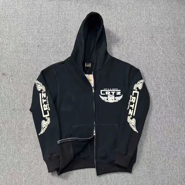 CRTZ Special One U.K. Quart Black Full-Zip Hoodie - 1