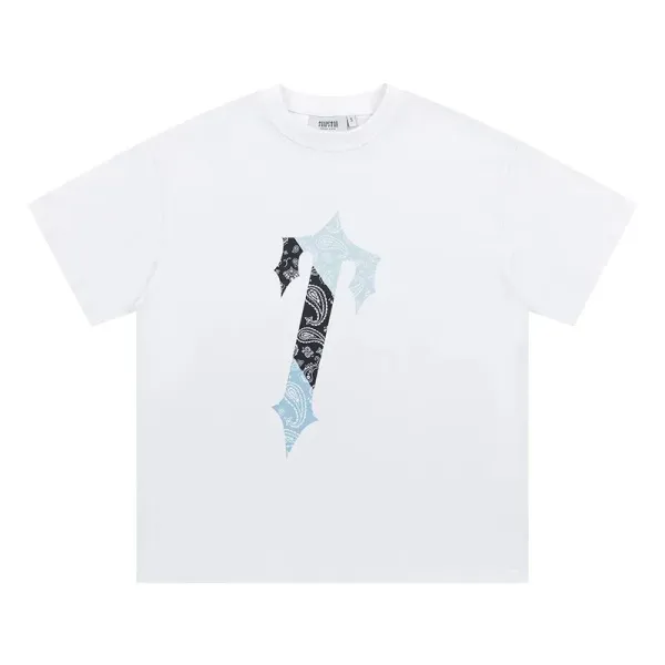 Travis Scott x Cactus Jack T-Shirt White Paisley Graphic T-Shirt - 1
