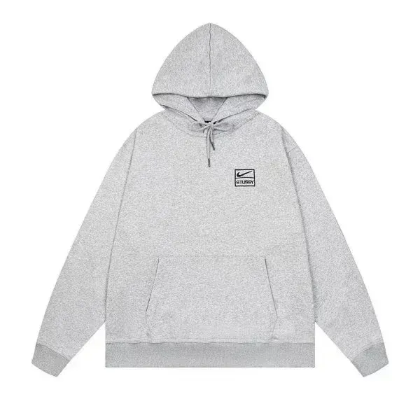 Nike Sportswear Club Fleece Full-Zip Hoodie Gray - 4