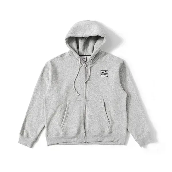 Nike Sportswear Club Fleece Full-Zip Hoodie Gray - 1