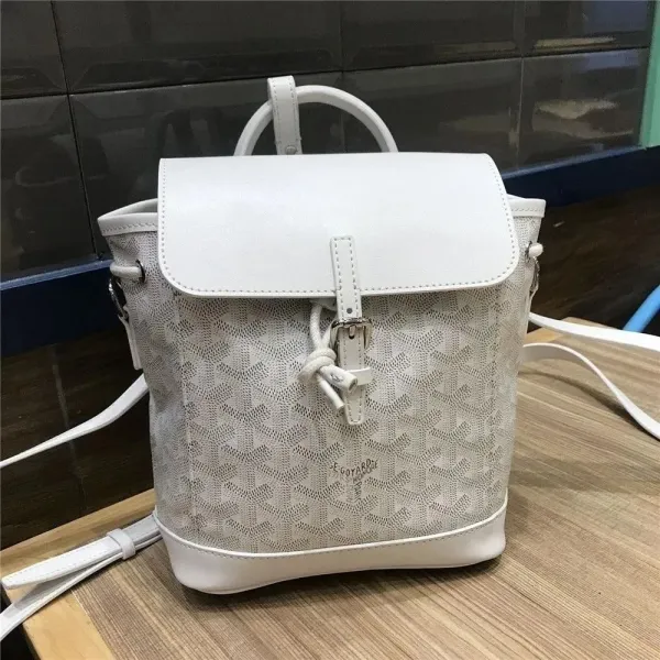 Goyard Saint Louis Mini Backpack White - 1