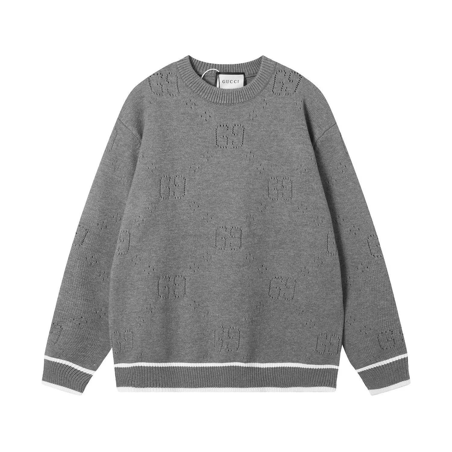 Gucci Knitwear Logo Knit Sweaters and Cardigans — 22
