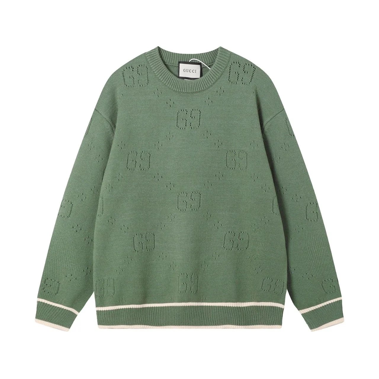 Gucci Knitwear Logo Knit Sweaters and Cardigans — 23