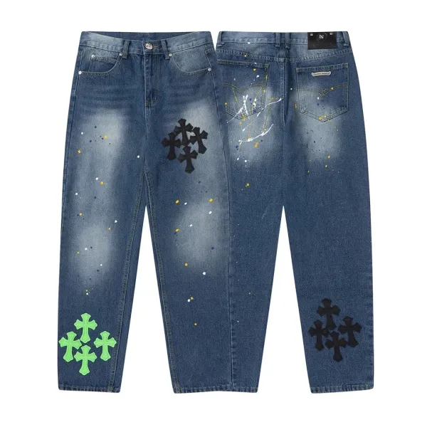 Loewe Love Patch Light Wash Jeans - 7