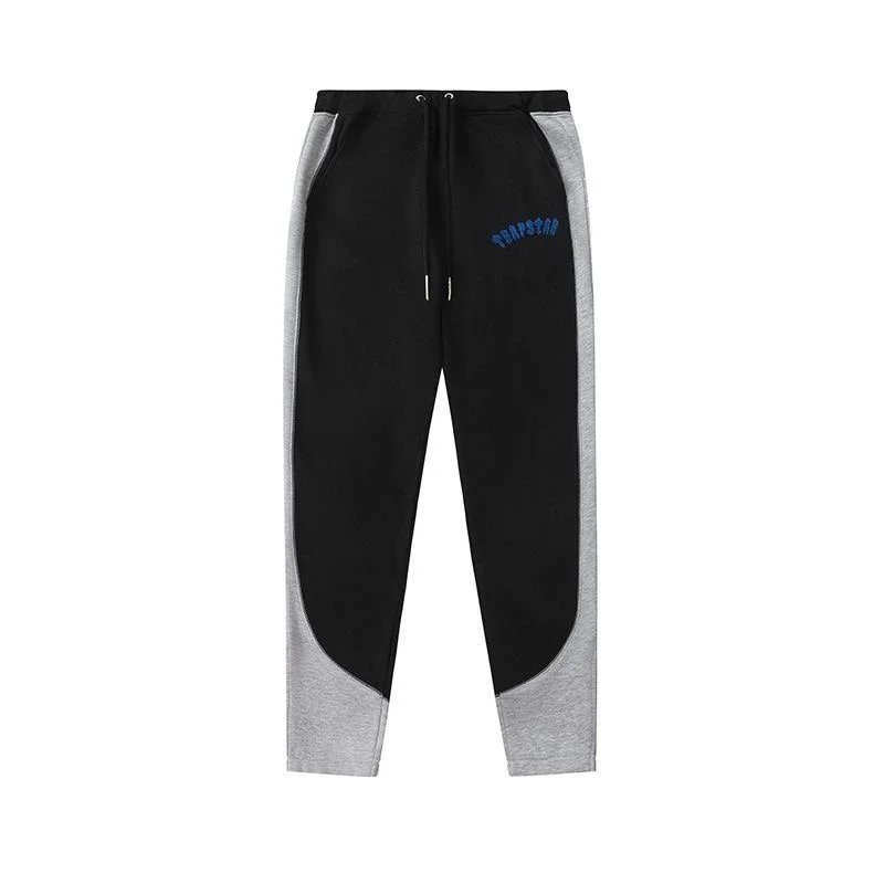 Trapstar Color-Block Hoodie in Black and Gray - 5