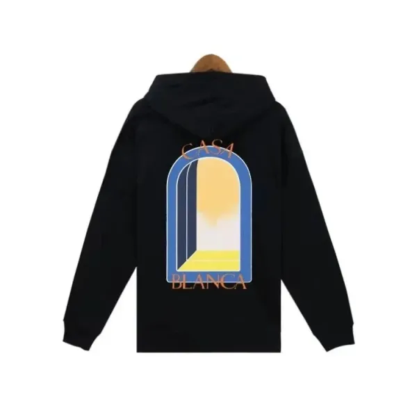 Casa Blanca Archway Graphic Black Hoodie - 1