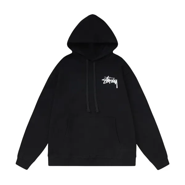 Stussy Skull & Crossbones Hoodie White - 9