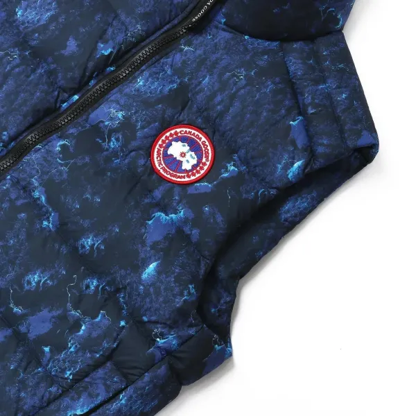 Moncler Genius 7 Moncler Fragment Hiroshi Fujiwara Down Vest Navy Blue - 8