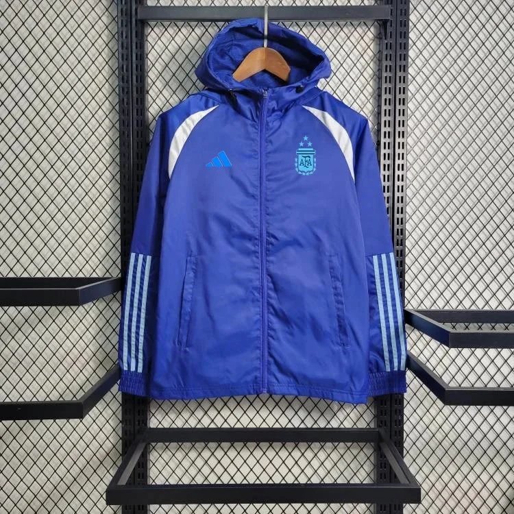 Adidas Argentina National Team Windbreaker Blue Jacket