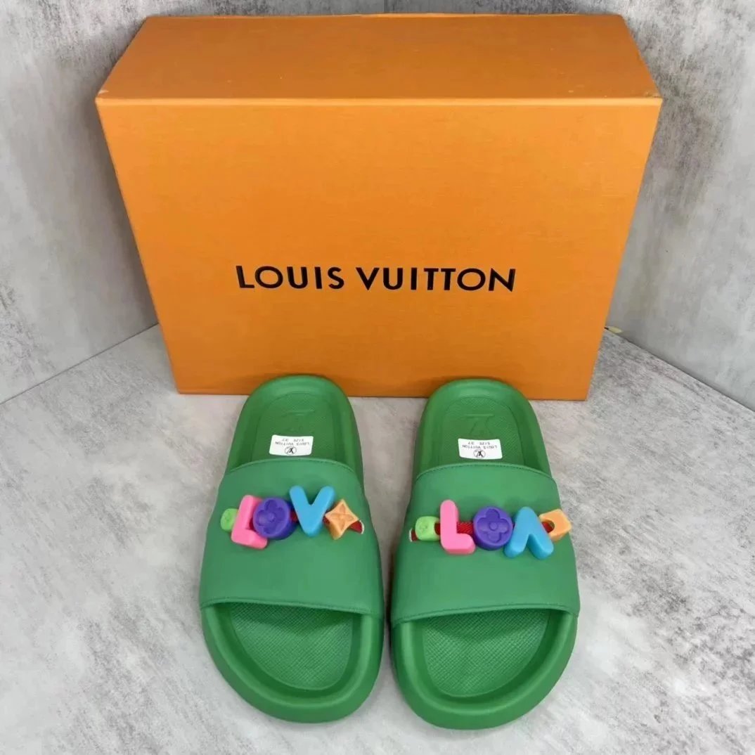 Louis Vuitton Slippers Embossed Monogram Slide — 15