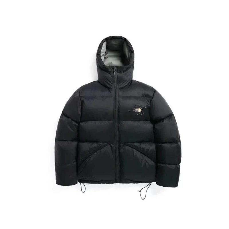 Moncler Down Jackets Shiny Quilted Hooded Jacket image 12