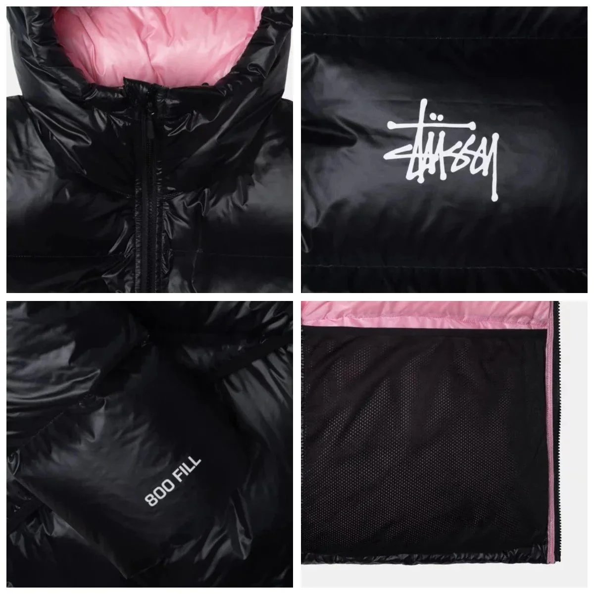 Moncler Down Jacket Black Hooded Puffer - 9