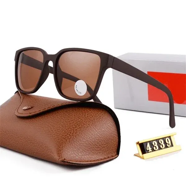 Ray-Ban Wayfarer Matte Brown Polarized Sunglasses - 1