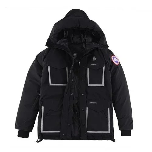 Canada Goose Expedition Parka Navy Blue Down Jacket - 5