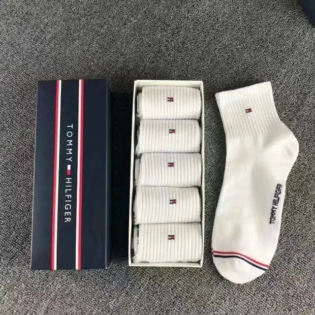 Tommy Hilfiger Socks Ribbed ankle socks, 5-pack product detail image 2