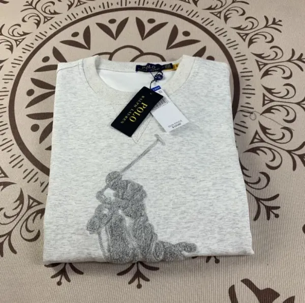 Polo Ralph Lauren Classic Fit Crewneck Sweatshirt Navy - 7