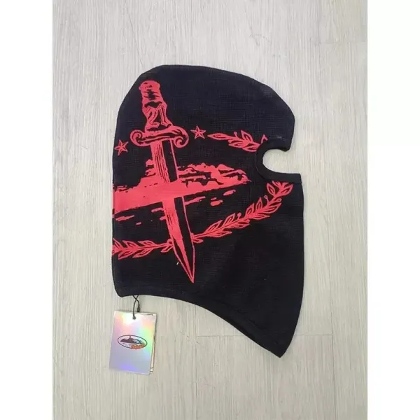 Design Sword & Laurel Balaclava Black/Red - 1