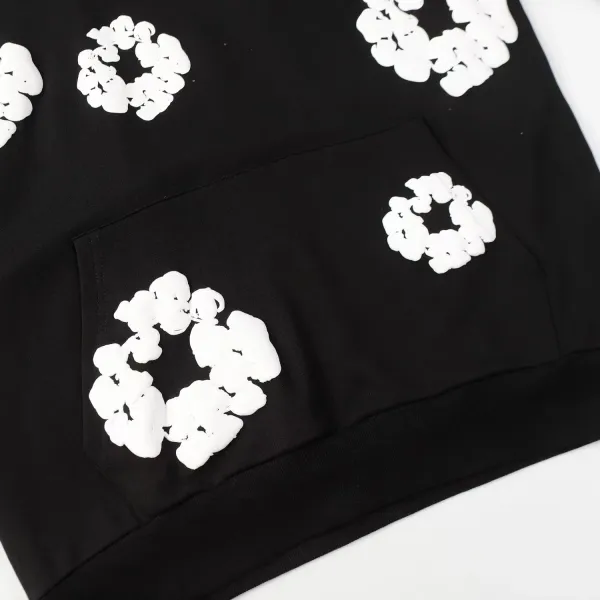 Off-White Floral Appliqué Orange Sweatpants - 9