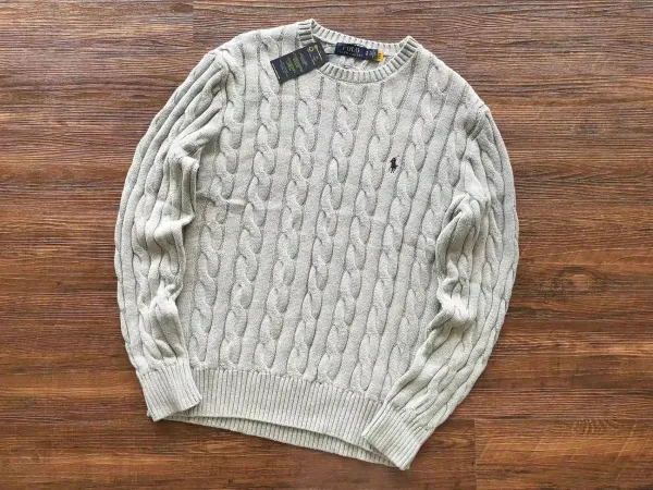 Polo Ralph Lauren Cable Knit Sweater Beige - 1