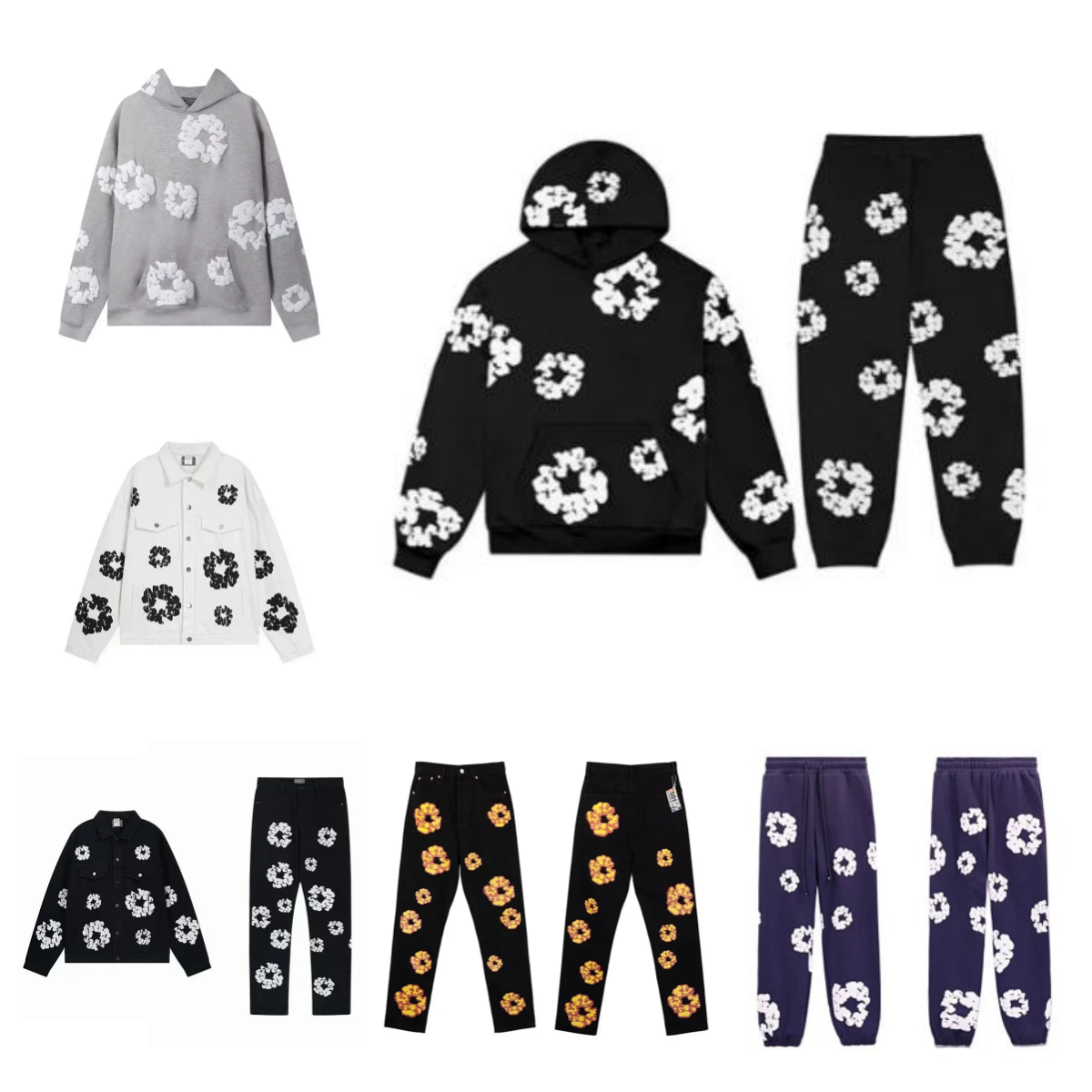 Floral Print Hoodies/Sweaters [37 styles]