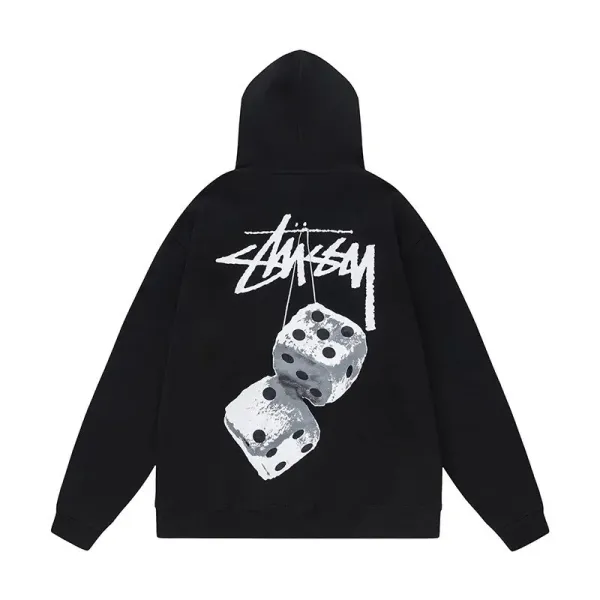 Stussy Skull & Crossbones Hoodie White - 8