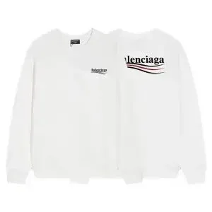 Balenciaga x JlenCIAGA White Graphic Hoodie - 1
