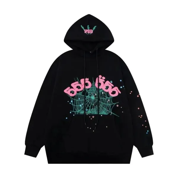 Spider 655 Spiderweb Hoodie Black - 1