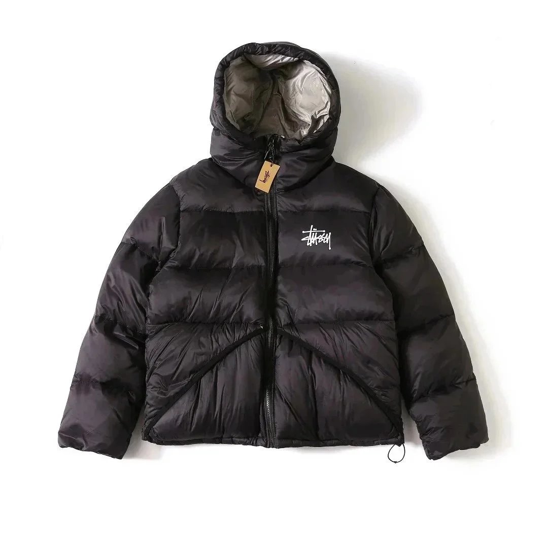 Moncler Down Jacket Black Hooded Puffer - 11