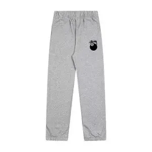 Stüssy Classic Logo Sweatpants Gray - 1