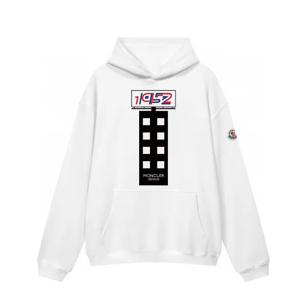 Moncler Genius x 1952 White Hoodie - 1