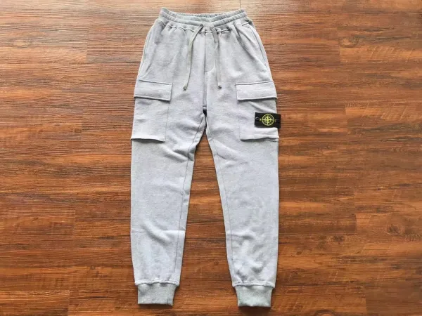 Stone Island Shadow Project Cargo Sweatpants Gray - 1