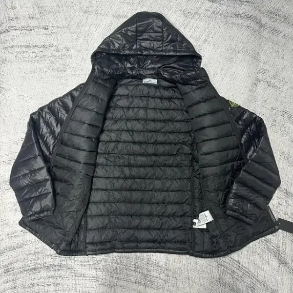 Dior x Stone Island Hooded Windbreaker Jacket Black - 11
