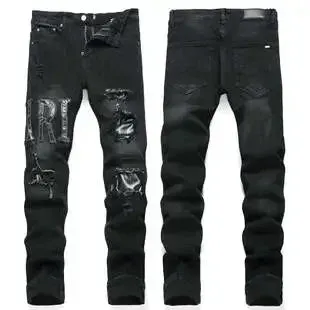 Custom Embroidered Denim Jacket Black - 12