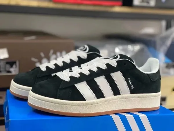 Adidas Originals Campus Gray Suede Sneakers - 4
