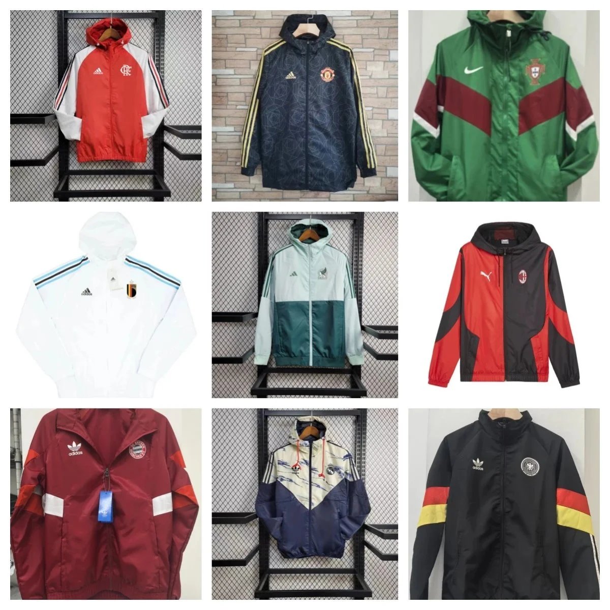 Adidas Argentina National Team Windbreaker Blue Jacket - 7