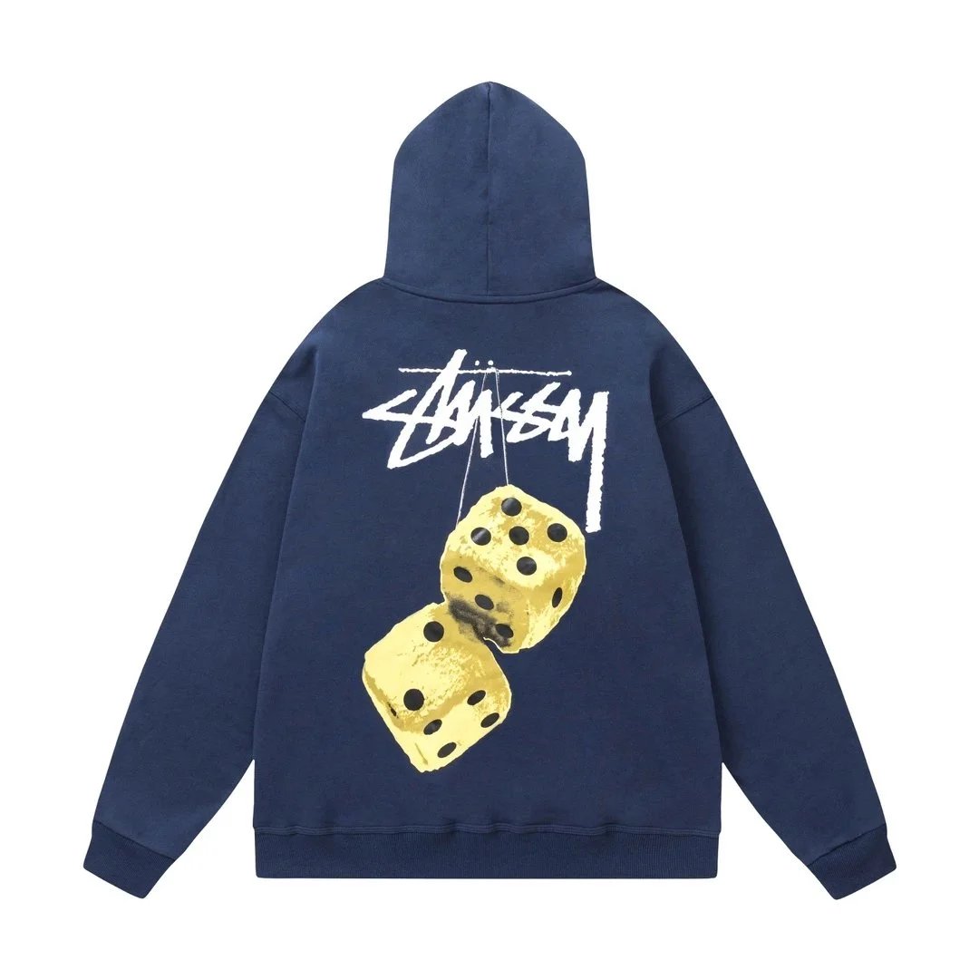 Stussy Skull & Crossbones Hoodie White - 10