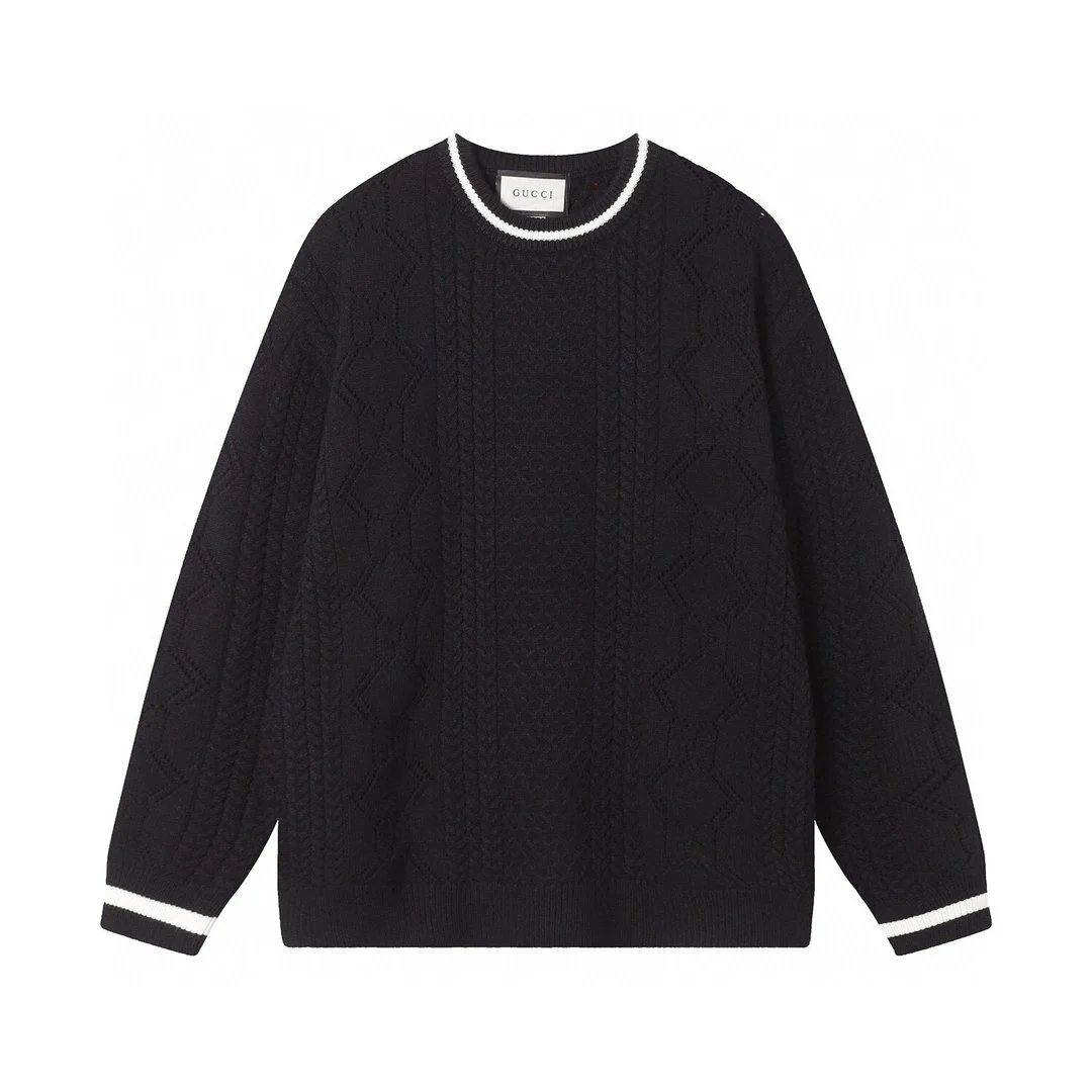 Gucci Knitwear Logo Knit Sweaters and Cardigans — 21