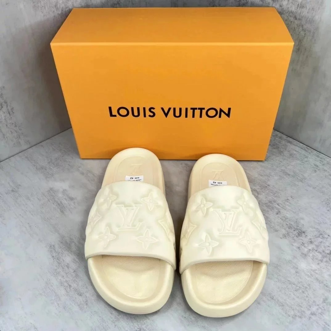 Louis Vuitton Slippers Embossed Monogram Slide — 11
