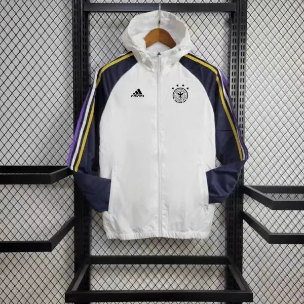 Adidas Germany National Team Windbreaker White/Navy - 1