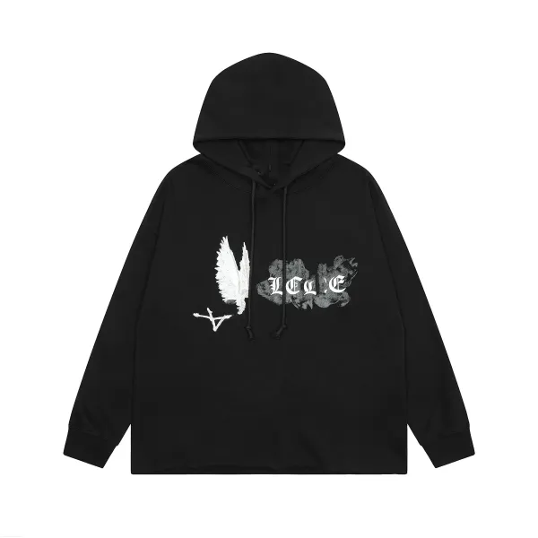 Vlone Classic VLONE Logo Hoodie Black White Beige Gray - 39