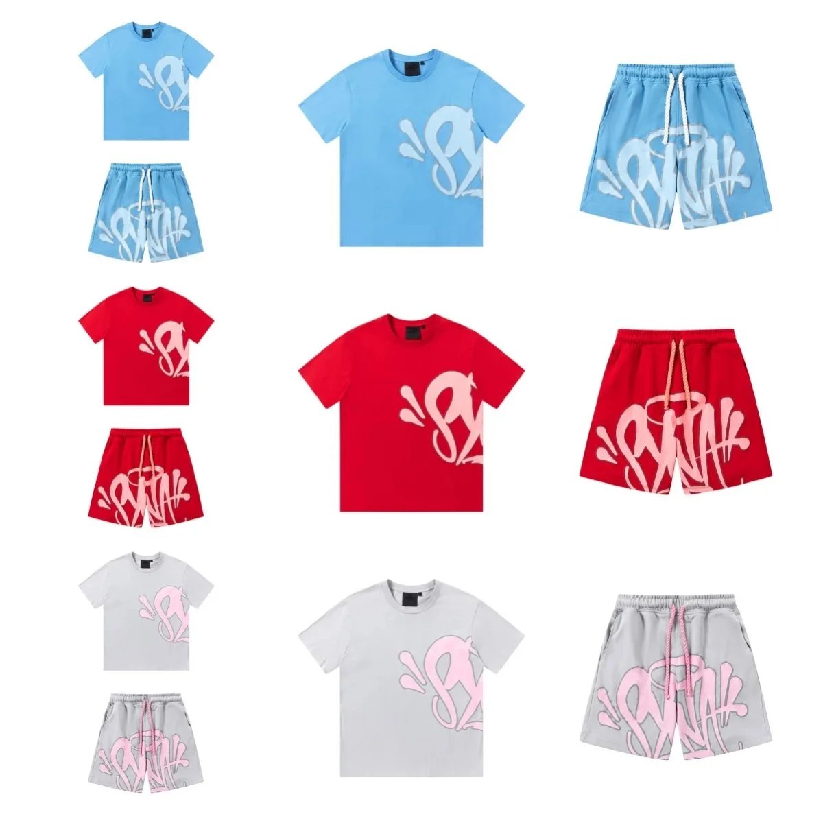 Syna World Graffiti Logo T-Shirt and Shorts Set