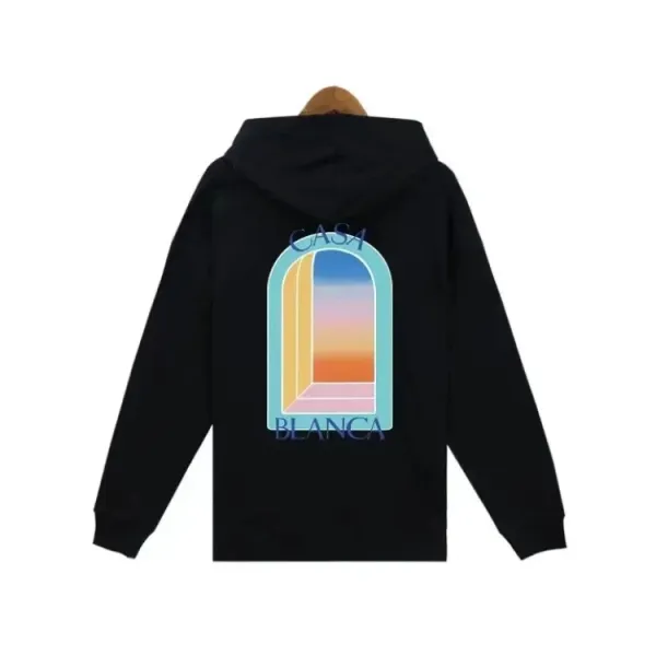 Casa Blanca Archway Graphic Black Hoodie - 1