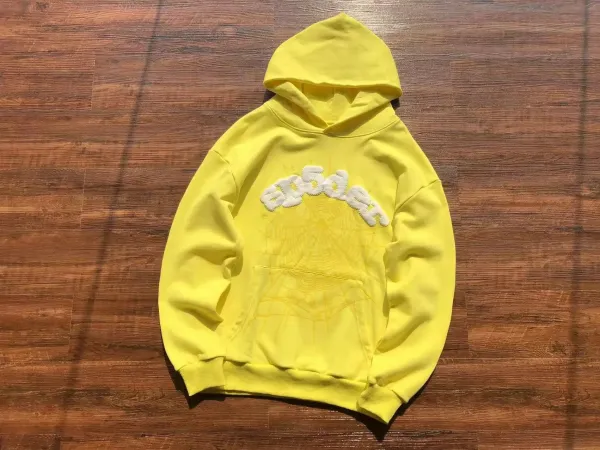 Spider Hoodie Yellow Hoodie - 1