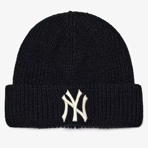 New York Yankees MLB Cuffed Beanie Black - 1