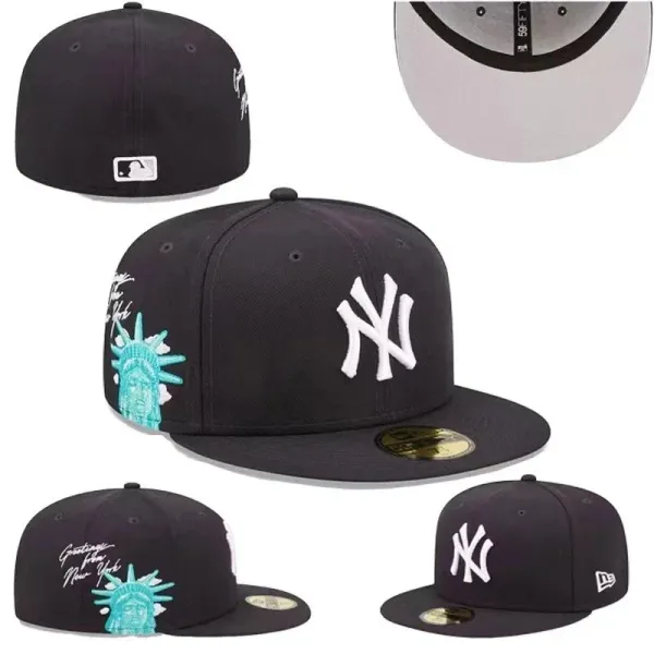 New Era x MLB New York Yankees Statue of Liberty Black 59FIFTY Fitted Cap - 1